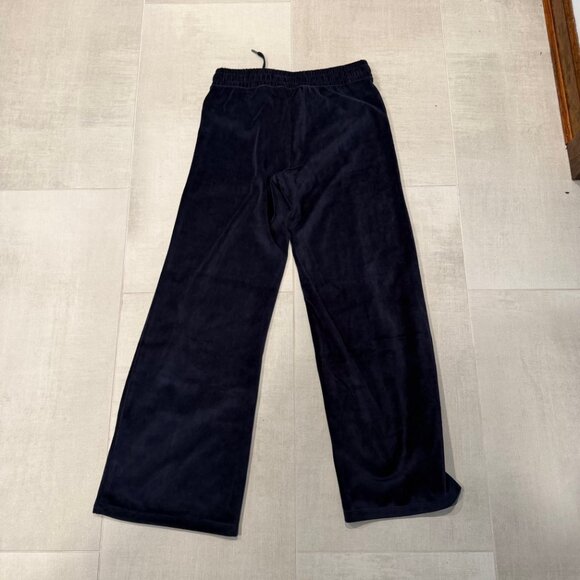 NWT H&M Wide-Leg Velour Joggers - Picture 4 of 8
